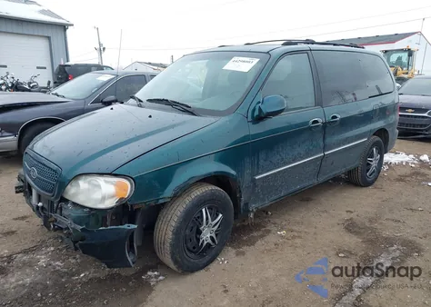 2005 Kia Sedona Ex/Lx from USA, damaged, VIN KNDUP131256667664